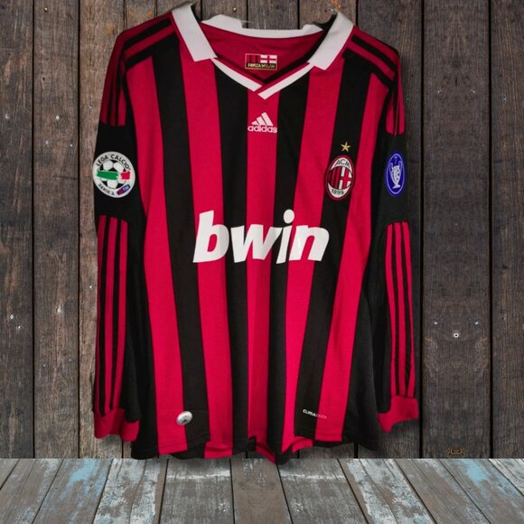 Inspired AC Milan 2009-2010 - Ronaldinho #80 Jersey Retro Football - Picture 5 of 5